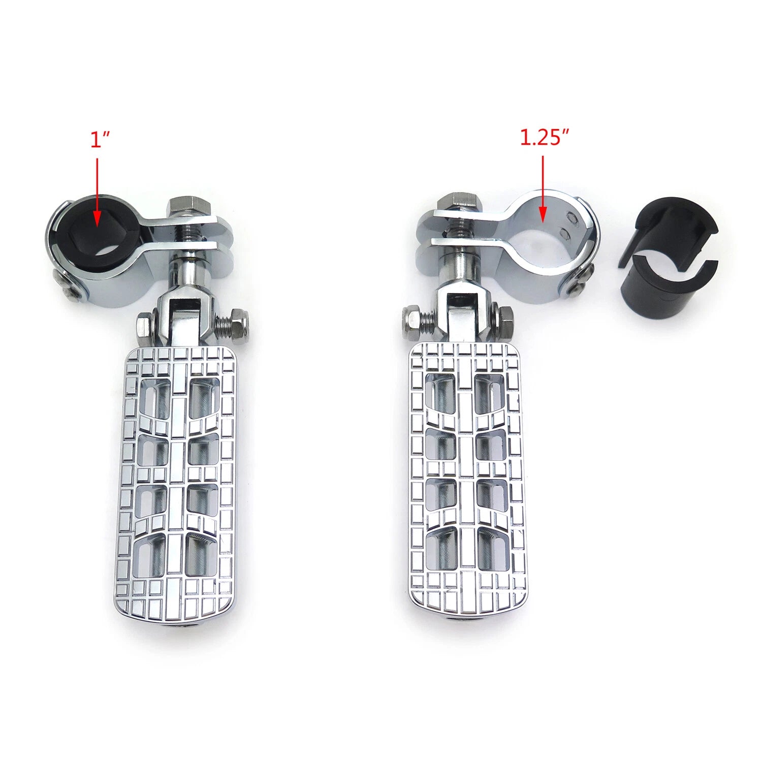 25mm 32mm Highway CNC Dominator Footpeg Clamp Chrome for Harley Sportster 883 (2013)