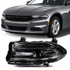 Left Driver Side Headlight Assembly for Dodge Charger (2015–2023) Black