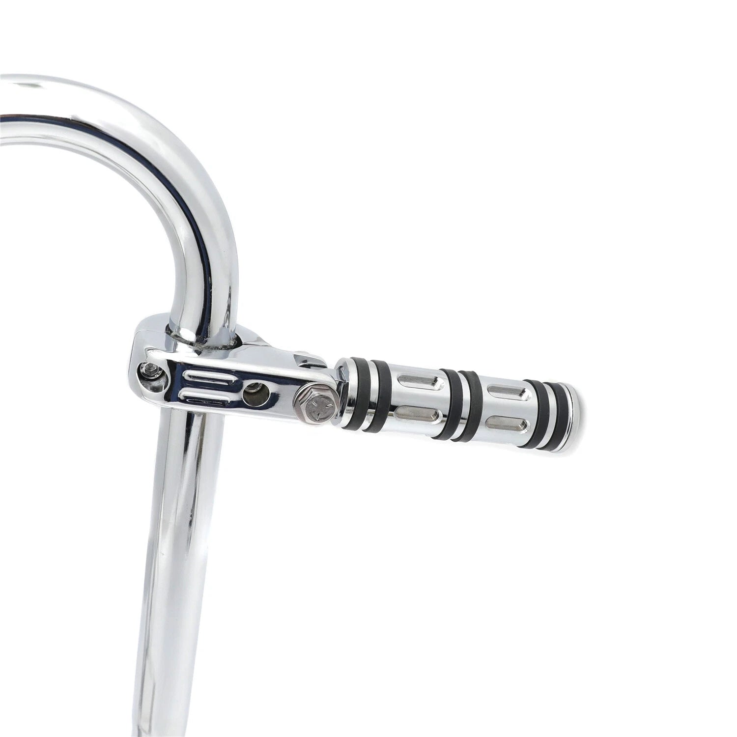 Chrome Edge 1.25" 32MM Foot Pegs for Harley Touring Sportster Dyna