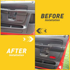 2X Front Door Reflector Panel Cover for Dodge Ram 1500 2500 3500 (2002-2009)