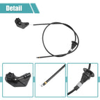 Hood Latch Release Cable for BMW 540i (1997–2003) No. 51238226621