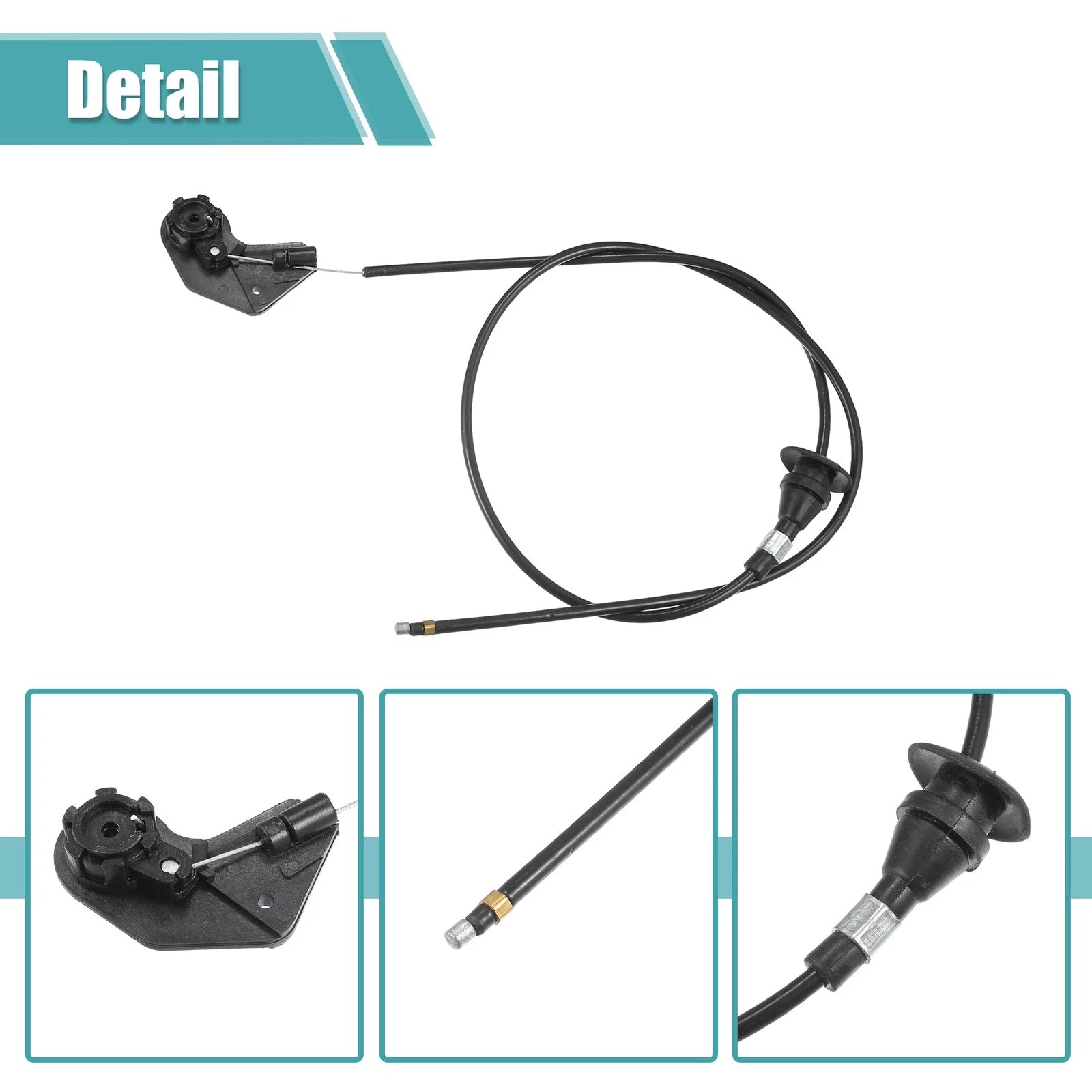 Hood Latch Release Cable for BMW 540i (1997–2003) No. 51238226621