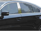 4pc. Luxury FX Stainless Steel Pillar Post Trim for 2015-2019 Subaru Legacy