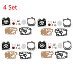 Set of 4 Carburetor Rebuild Kits for Walbro 43CC 52CC (40-5/44F-5 34F 36F 139F)