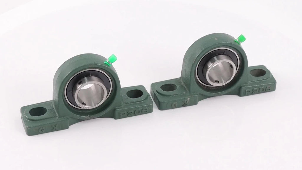 Set of 2 Pillow Block Bearings for UCP206-20 (1-1/4 Bore)