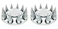 Wheel Hub Covers Chrome Front Set for Semi Truck (2005–2010)