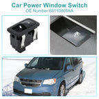 Rear Power Window Switch for Chrysler Town & Country, Dodge (No. 68110869AA)