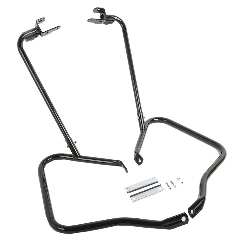 Saddlebag Bracket Guard Crash Bars for Harley Touring FLHR FLHX FLTR (2014–2024)