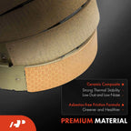 Ceramic Brake Shoe Set for Toyota Sienna (2004â2010)