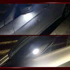 2X Side Mirror Laser Puddle Logo Light for Mercedes-Benz W204 W212 C207 X156