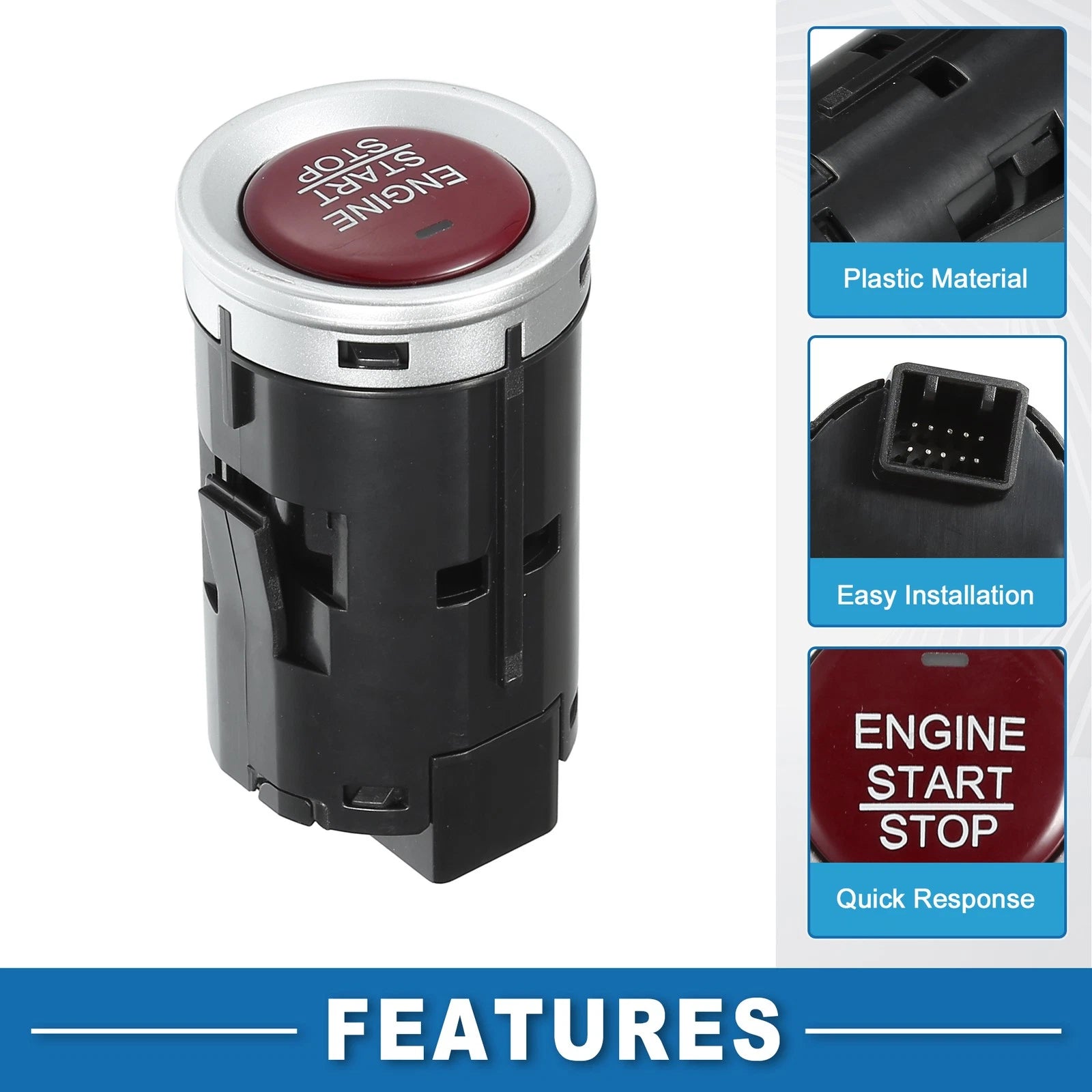 Engine Start Stop Switch Button for Honda Fit (2015–2018) No.35881T5HH41