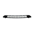 Replacement Black Textured Plastic Front Center Bumper Cover Grille