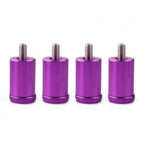 Set of 4 Billet Aluminum Engine Hood Vent Spacers for Turbo Motor Swap