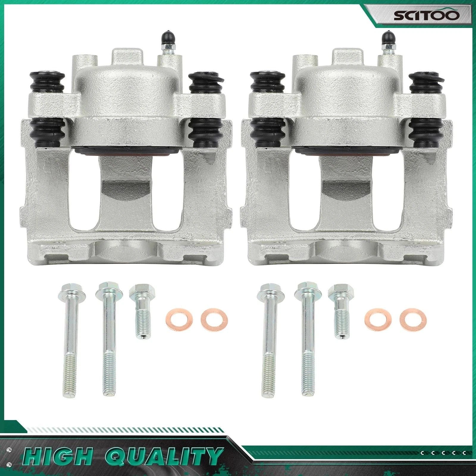 Front Pair Brake Calipers Assembly for Jeep TJ (1997–2006) & Grand Cherokee (1993–1998)