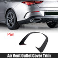 Car Rear Bumper Spoiler Air Vent Outlet Cover Trim for Mercedes-Benz