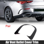 Car Rear Bumper Spoiler Air Vent Outlet Cover Trim for Mercedes-Benz