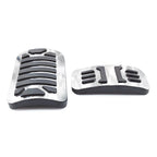2X Stainless Steel Brake Gas Pedals Cover for Jaguar XE XF XJ XJL (2015–2020)