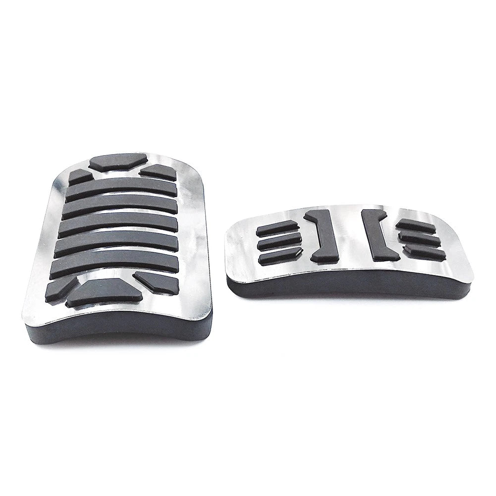 2X Stainless Steel Brake Gas Pedals Cover for Jaguar XE XF XJ XJL (2015–2020)