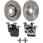 Rear Brake Disc Rotors and Pads Kit for BMW 320i 230i xDrive (2018)