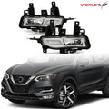 Bumper Fog Lights for Nissan Rogue Sport (2020–2022) with Switch & Bracket