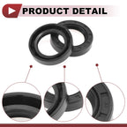 Set of 5 Rotary Shaft Oil Seals 33x50x10mm Nitrile Rubber 672668828670