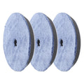 3X Blue Microfibre Pad 150mm for Machine Polishing (6 Inch)