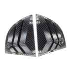 Carbon Fiber Look Vent Window Scoop Louver Cover Trim for Honda Civic (2006-2011)