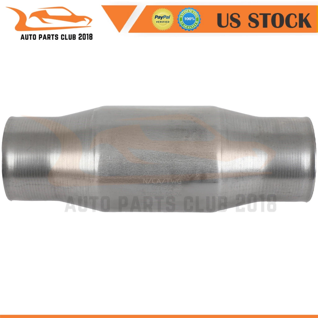 Universal Catalytic Converter 3" In/Out Stainless Steel 410300 OBDII