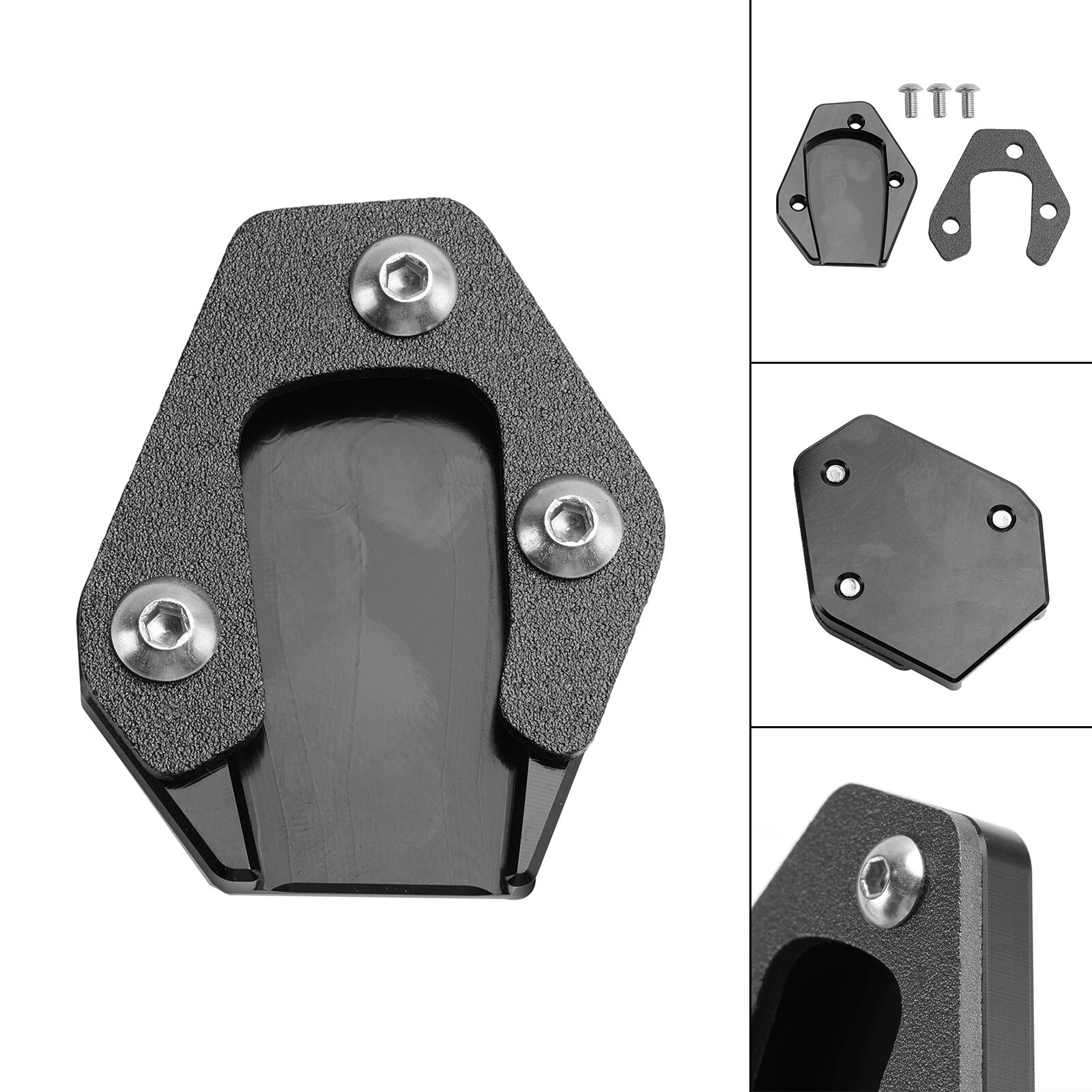 Kickstand Enlarger Plate Pad for Honda Grom 125 MSX125 (2013–2024) & Monkey 125 (2018–2024)
