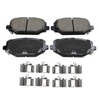 Set of 4 Akebono ProACT Rear Ceramic Disc Brake Pads for Chrysler Dodge Ram Volkswagen
