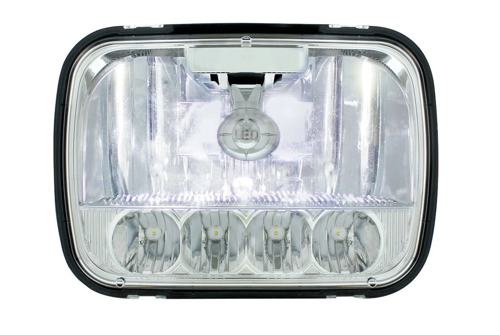 5 x 7 LED Headlight Bulb High Low for Jeep Wrangler JK (2007–2018)