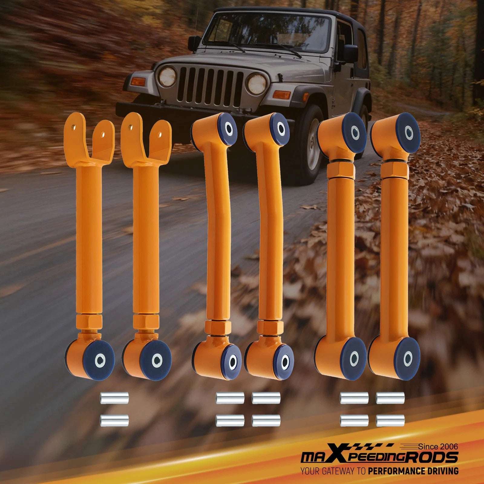 Set of 2 Adjustable Control Arms for Jeep Grand Cherokee (1993–1998)