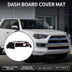Set of 2 Dashboard Dash Cover Mats for Suzuki WagonR MH35S/55S Black Red