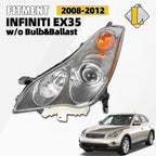 HID Headlight for Infiniti EX35 (2008–2012), EX37 (2013), QX50 (2015–2017) w/AFS Left Driver