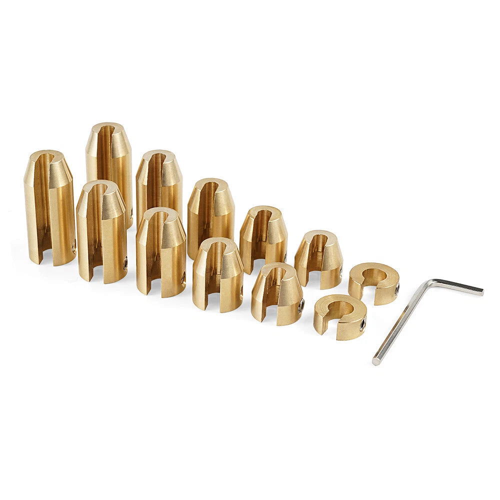 12 Pack Reusable Brass Spoke Balance Weights for Harley Road Street Electra Glide