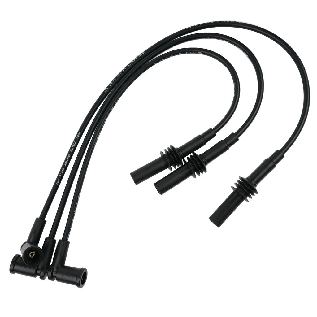 6 Spark Plugs + 3 Wires for Jeep Grand Cherokee, Dodge Ram 1500, Dakota (2000–2010)