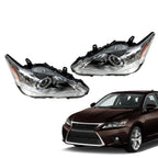 Halogen Headlamps Set of 2 for Lexus CT200H (2011–2016) Left+Right Assembly