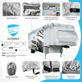 5th Wheel Travel Trailer Cover for (21'-23' Length)