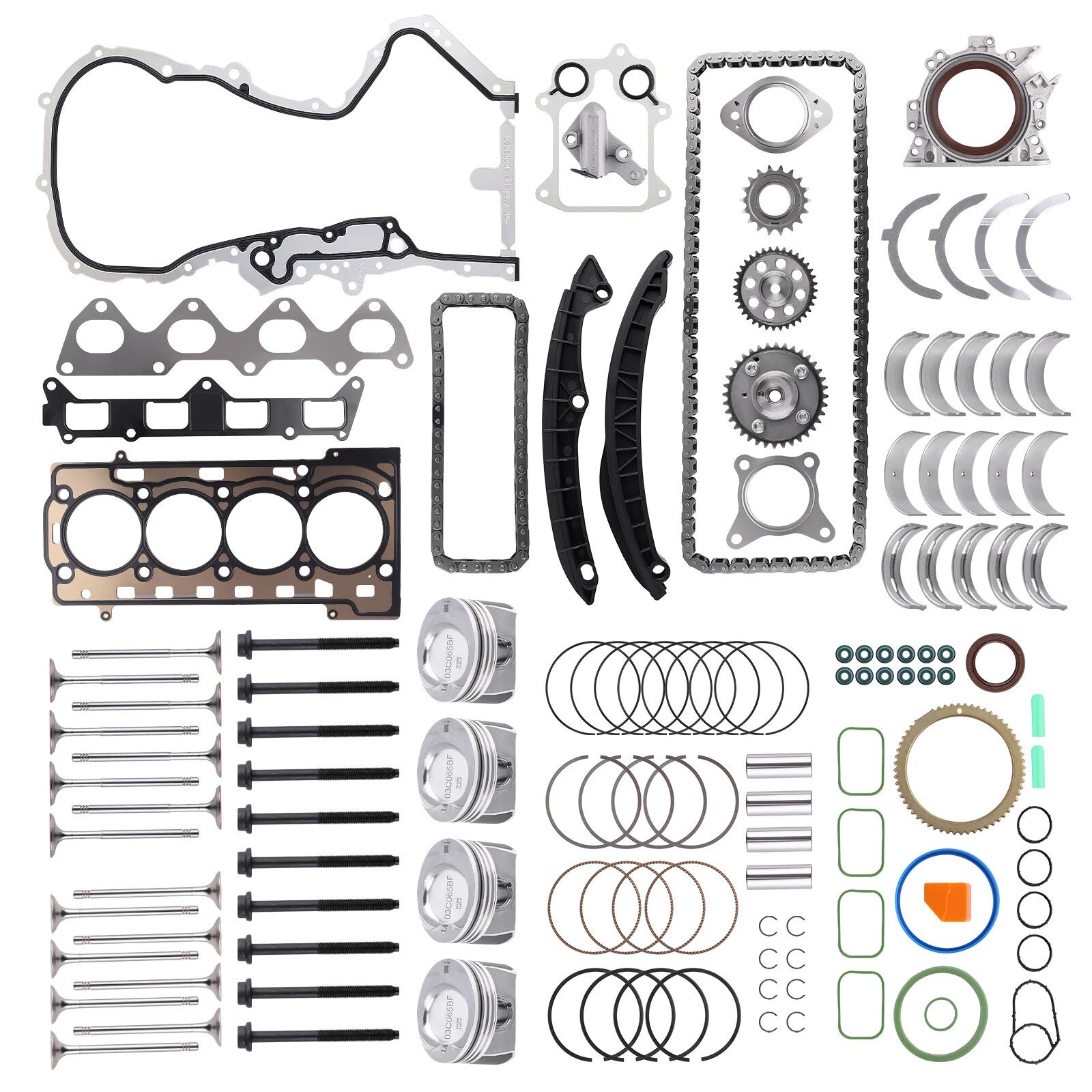 Engine Overhaul Rebuild Kit for Audi VW Jetta 1.4 TSI (YYYY–YYYY)