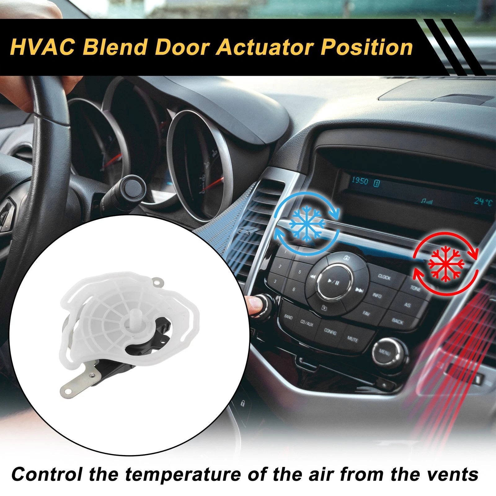 HVAC Heater Blend Door Actuator for Hyundai Accent (2005–2010) No. 971541E000