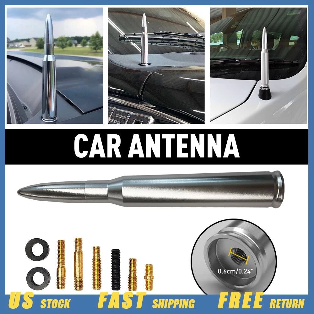 14cm Bullet Antenna for GMC Chevy Truck Silverado Sierra Denali (2014–2023)