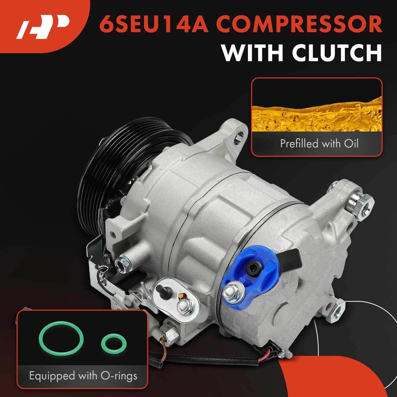 A/C Compressor with Clutch for BMW E84 X1, E89 Z4 (2012-2015)