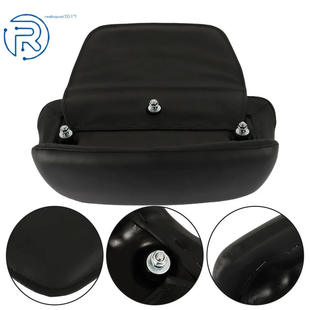 Backrest Pad for Harley Glide Street Road Glide Road King (2009-Present) Red Stitching