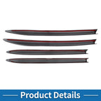 Set of 4 Headlight Trim Bezels for Mercedes-Benz GLC Class 