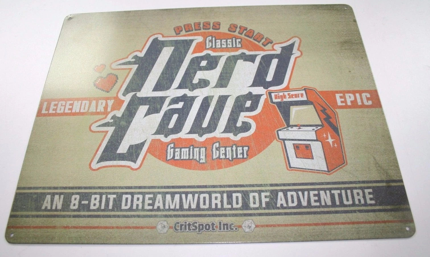 Vintage Replica Tin Metal Sign for Gaming Room (98530)