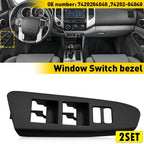 Set of 2 Power Window Switch Bezels for Toyota Tacoma (2004–2013)