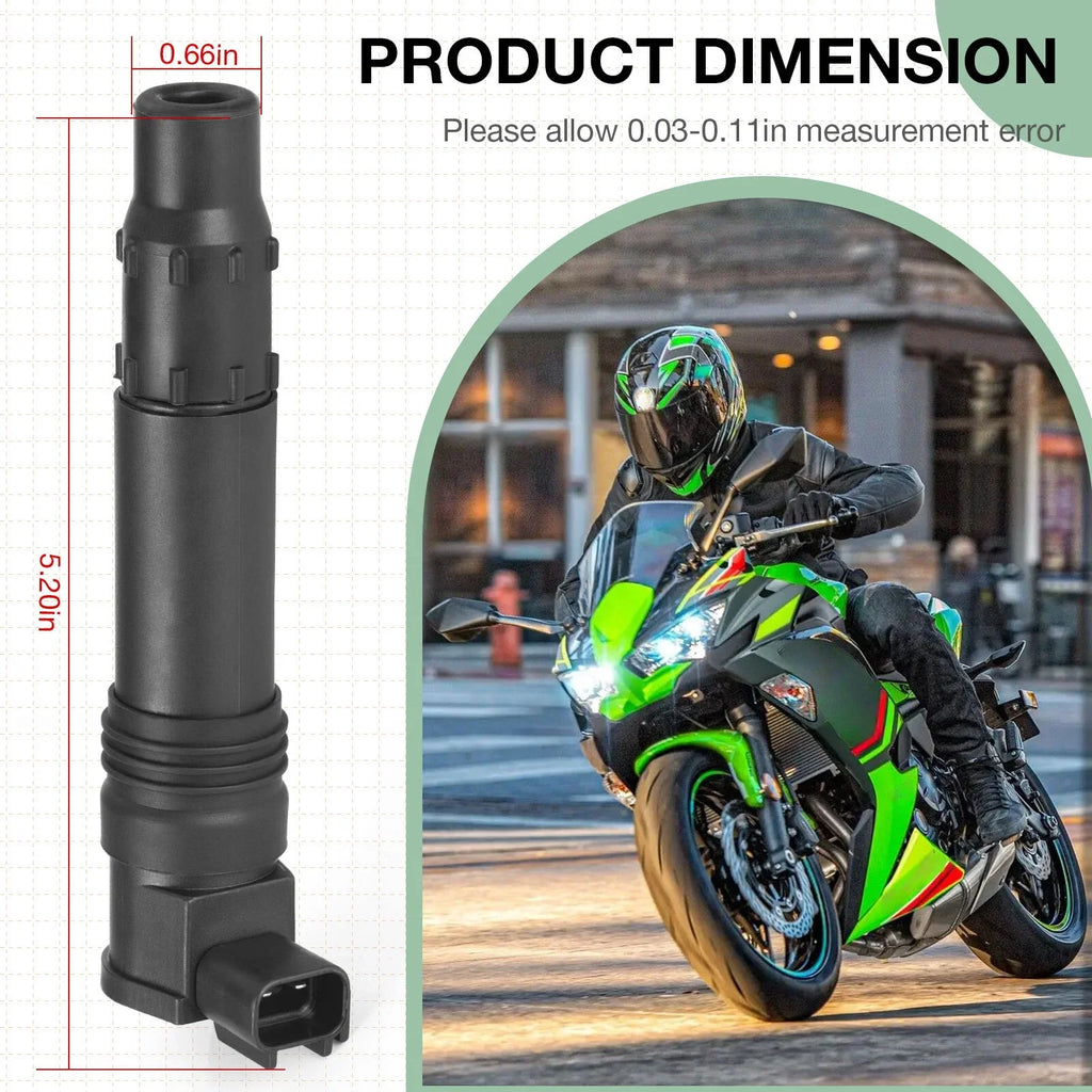 2x Ignition Coils for Kawasaki Ninja ZX-12R (2000–2005)