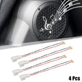Set of 4 Car Speaker Connector Wire Harness Adapter for Toyota 