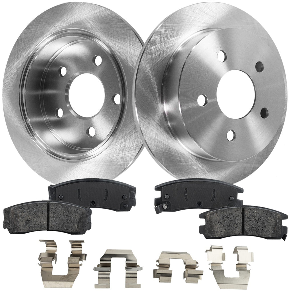 Brake Disc and Pad Kit for Pontiac Grand Am, Buick Century (1999–2005)
