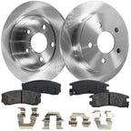 Brake Disc and Pad Kit for Pontiac Grand Am, Buick Century (1999–2005)